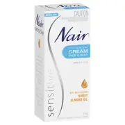 Nair Sens Sweet Almond Crm 75G