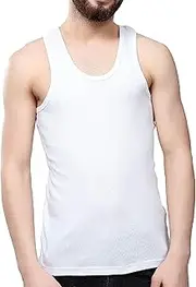 [VgueElegc] Men Cotton Plain Tank Tops,L-3XL Male Casual Comfortable Fit Tank Tops A-Shirts Undershirts for Men