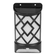 12 Leds Solar Powered Led Wall Lamp Flame Effect Motion Sensor Courtyard Garden Decoration Light