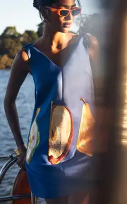 [Leo Lin] Taylor Embroidered Mini Dress
