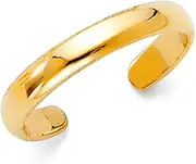 [JewelryWeb] 14k Yellow Gold toe ring-toe ring for Women