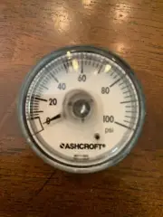ASHCROFT AIR PRESSURE GAUGE 40DDG 40-DDG-01B-P-100