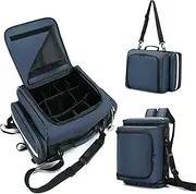 Medical Backpack Empty First Aid Bag Emergency Empty,Medicine Bag，Shoulder/Backpack/Handheld Medical Bag Organizer First Aid Storage with Detachable Divider Medicine Mag for Traveling Nurses