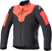 Alpinestars RX-3 Waterproof Motorcycle Textile Jacket, black-red, Size M for Men Black Red