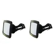 2PK Dreambaby Adjustable Backseat Mirror Safety View Car Accessory 24x20cm Black