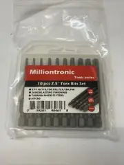 10piece 2.5" Torx Bit Set