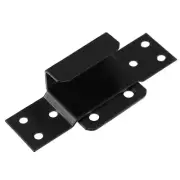 Black Stainless Steel Hanging Code Shelf Bracket Closed and Open Brackets