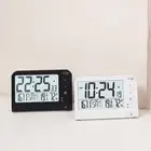 17 5cm Digital Wall Clock with Integrated Calendar and Backlight Option