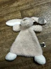 Demdaco Lift the Spirit Pink Plush Bunny Rabbit Lovey Security Blanket NWT