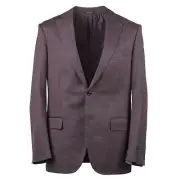 Ermenegildo Zegna Pink and Charcoal Subtle Patterned Sport Coat 40R (Eu 50)