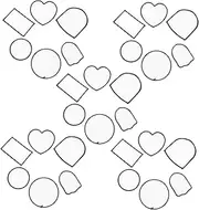 OHPHCALL Sewing Patch Set 30pcs Blank Iron on Applique for Clothing Mending DIY Craft Projects