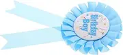 HONITANO Rosette Button Pin Birthday Party Badge Tinplate Celebration Ribbon for Decorative Accessory