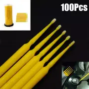 100x Touch Up Paint Micro Brush Small Tips 1.0mm Micro Applicator Cleaning Brush (for: Peugeot)