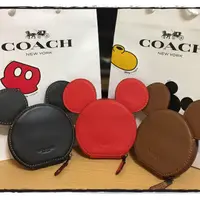 在飛比找旋轉拍賣優惠-Coach x Disney 2017聯名款 米奇耳朵零錢包