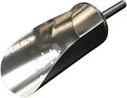 Llazsybz Corn Spoon for Dry Food, Raised Edge Stainless Steel Ice Cream Spoon, Coffee, Tea, Sugar Spoon for Food Serving, Large with Hole