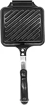 Non Stick Double Sided Breakfast Machine Kitchen Sandwich Maker Versatile Frying Pan for Waffles Toasts Eggs Ergonomic Design Easy Clean Kitchen Gadget