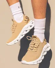 [Lucid] Lucid Men's Stratford Shoes in Sand/White Size 09 09 Sand/White