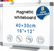 SWANCROWN Whiteboard Wall Small Hanging White Board Dry Erase Board Magnetic Kit