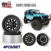 4Pcs Alum 1.9" Beadlock Wheel Rims For 1/10 RC TRX4 AXIAL SCX10 RC4WD D90 CC01