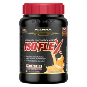 ISOFLEX Whey Protein Isolate, Orange Dreamsicle - 2 lb - 27 Grams of Protein ...