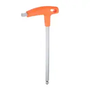 T-Handle Ball End Hex Key Wrench 10mm T-Key Inner Hexagon Spanner, Orange