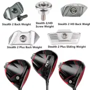 1pcs Fit Taylormade Stealth 2 HD Plus Driver Golf Club Weight Back/Screw/Sliding