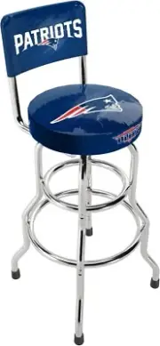 Arcade1Up NFL Blitz New England Patriots Swiveling High Back Stool