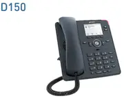 SNOM D150 Desk Telephone, PoE, HD Audio, Suitable For IP Desk Phone, Indoor Wall Mounting, 00004652