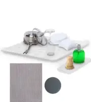 M&M&S Stone Dish Drying Mat - Drying Stone for Kitchen Counter - Diatomaceous...