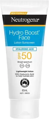 Hydro Boost Face Lotion Sunscreen SPF 50 85Ml|Provides Broad-Spectrum UVA/UVB Pr