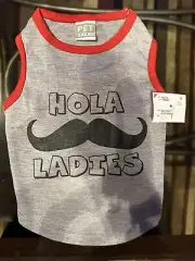 Pet Spirit Dog Shirt Hola Ladies Small