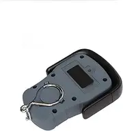 [DUUDAH] Electronic Scale,Digital Scales,Ultra-Mini Portable Luggage Scale with Auto Closing Tape Measure, Voice Type LED Digital Screen Accurate Measurement (Color : Black, Size : 160cm) (Color : Black, Siz