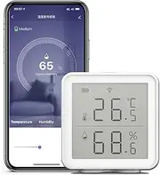 xinyee WiFi Smart Temperature Humidity Sensor Compatible with Alexa 230ft Super Long Range Wireless Digital Hygrometer Indoor Thermometer Humidity Meter Temperature Humidity Sensor