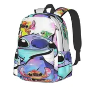 a127 Cartoon Stitch Backpack Large Capacity Lightweight Travel Unisex Waterproof Backpacks For Men Women Gne127