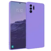 MCC For Samsung Galaxy Note10+ Plus Soft Liquid Silicone Shockproof Case Cover Note 10+ N975 N976 [Dark Purple]