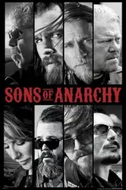 SONS OF ANARCHY ~ 8 CHARACTER PICS 24x36 TV POSTER Charlie Hunnam Motorcycle
