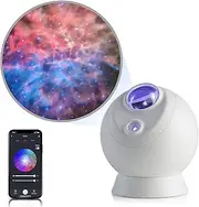 BlissLights Sky Lite Evolve - Star Projector, Galaxy Projector, LED Nebula Lighting, WiFi App, for Meditation, Relaxation, Gaming Room, Home Theater, and Bedroom Night Light Gift (Blue Stars)