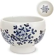 J-Kitchens Isayama Kiln Soup Bowl, Drink or Eat, Free Round Bowl, 11.8 fl oz (350 cc), Hasami Yaki, Made in Japan, Snow Flower