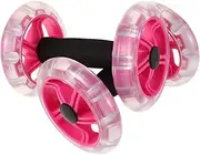 COOLHIYA 2Pcs Ab Roller Wheel Dual Wheel Abdominal Trainer for Core Strengthening Portable Fitness Exercise Equipment for and Waistline Shaping