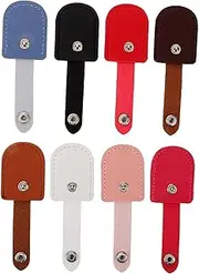 SEWOART Nail Clippers Protective Cover Cuticle Scissor Cap Manicure Tool 8 Pack Solid Pu Leather Easy to Use