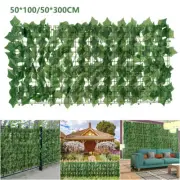 Artificial Green Leaf Hedge Privacy Screen Protector Garden Wall Balcony--
