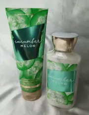 BATH & BODY WORKS CUCUMBER MELON BODY LOTION/BODY CREAM SET LOT