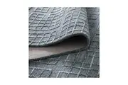 Abby Steel Blue Knitted Wool Rug