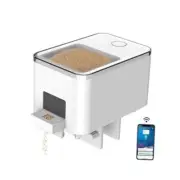 WiFi Automatic Fish Feeder for Aquarium, Food Dispenser for Fish Tank with App