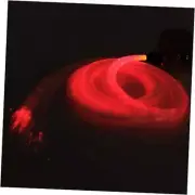 50pcs PMMA Plastic Flash Point Fiber Optic Strands Light Side Glow Curtain