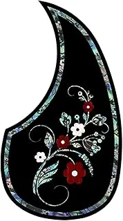 Pickguard for Acoustic Guitar - Scratch Sticker for Stringed Instrument | Vintage Tear-Resistant Protective Pickguard for Guitar Stage Performance