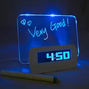 LED Digital Alarm Clock with Message Board