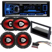 Boss Audio AM/FM Bluetooth Radio, 6x8" Speakers Package for 1987-93 Ford Mustang (for: Ford)