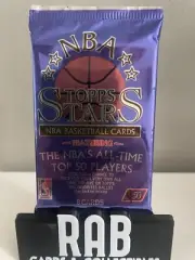 1996 NBA Topps Stars Basketball Cards 8 Card Factory Sealed Unopened Foil Pack
