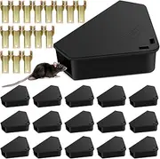 16 Pack Mouse Bait Station Outdoor Indoor - Reusable Rodent Bait Station Mice Trap Small Rats Poisoning Bait Station Box, Friendly for Children & Pets, Suitable for Small Mice